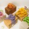 Easter Burlap Ribbon-Pink/Blue/Lavender/Apple Green/Yellow/Orange Wired Ribbon 1.5 Inch x 6 Colors Total 30 Yard Easter Ribbon for Crafts Wreaths Big Bow Wrapping Outdoor Decoration